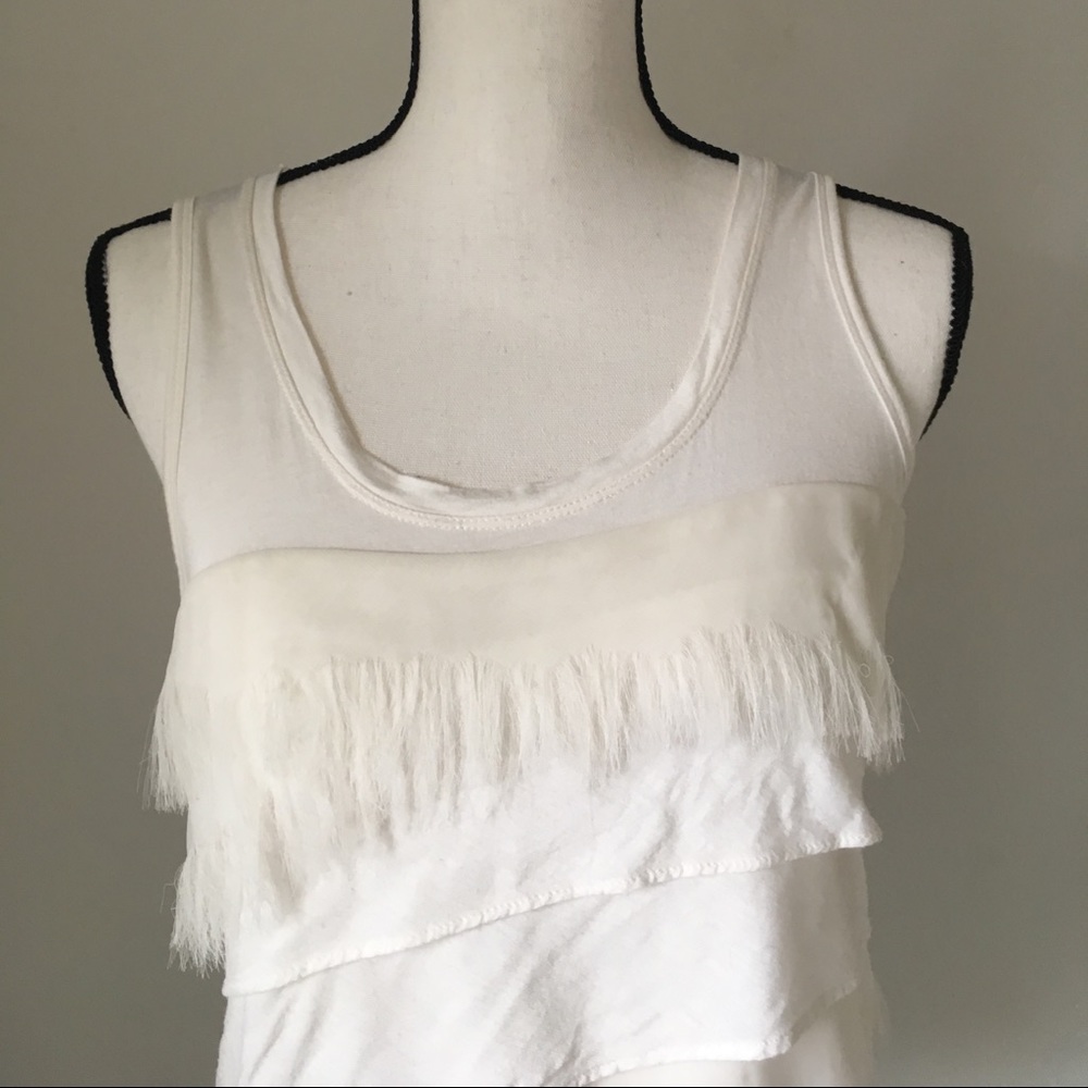 XX1 Cream Feather - Ruffle Top Size / Small - Picture 2 of 6
